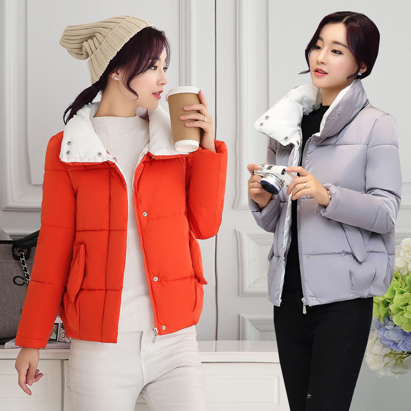 2016冬季棉衣女短款羽绒棉服加厚修身显瘦棉袄外套学生韩版面包服