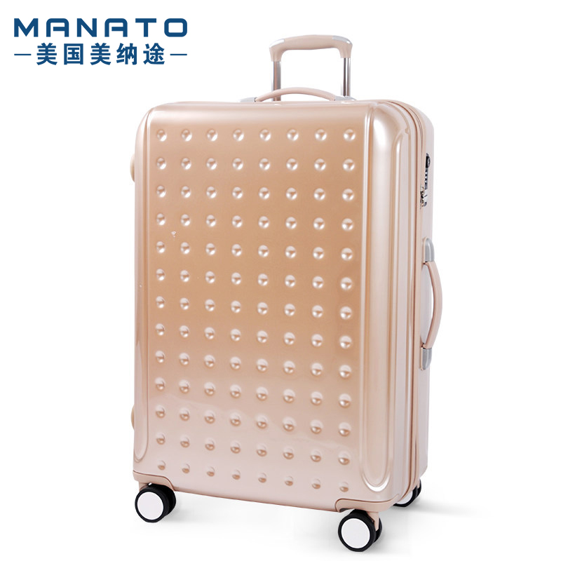 MANATO/美纳途时尚拉杆箱万向轮个性行李箱登机箱旅行箱女20寸24