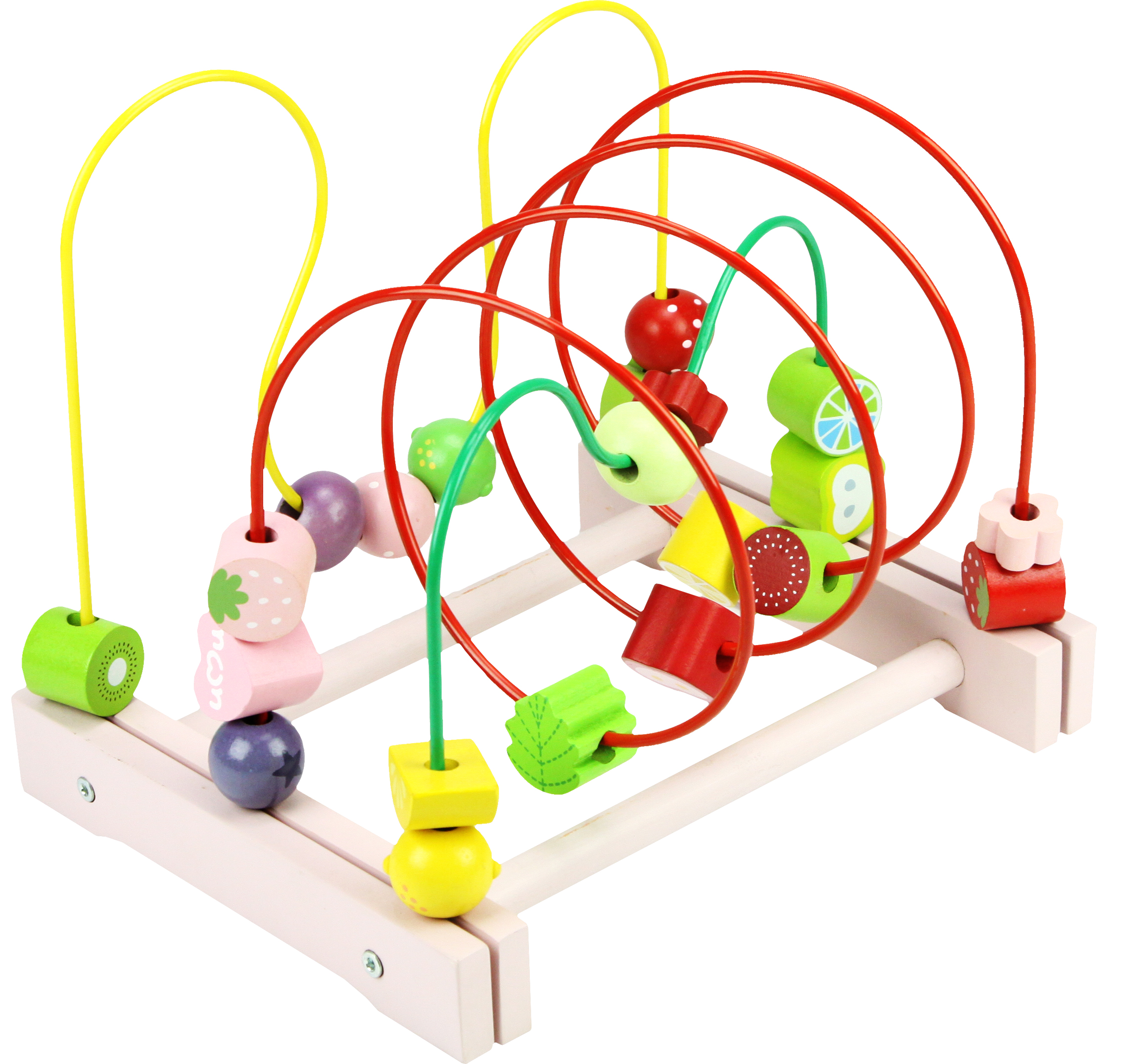 优木木制儿童玩具串珠绕珠游戏手眼协调精细动作锻炼智力开发正品折扣优惠信息
