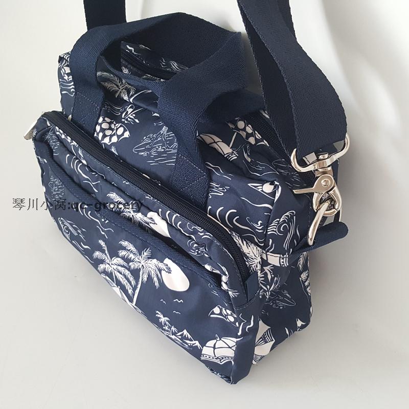 2016年 夏季新款 藏蓝色 夏威夷风格 单肩斜跨 手提 女包 包包 特