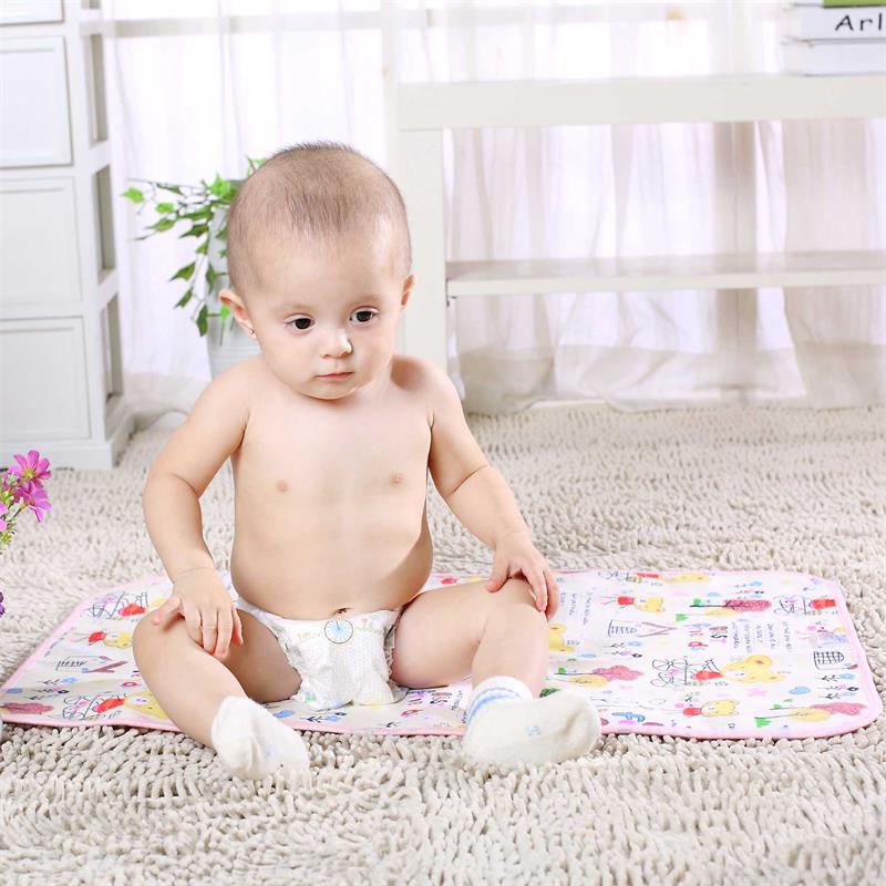 贝思童竹纤维防漏隔尿垫 包边可洗尿垫 加大新生婴儿尿垫防尿床垫