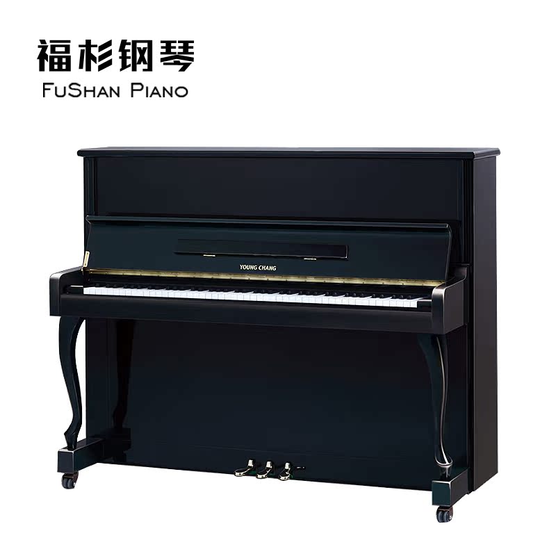 韩国英昌钢琴进口  专业实木钢琴黑白色成人钢琴练习教学YA122N