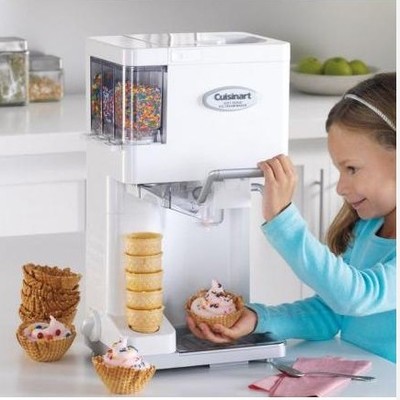 美国代购正品Cuisinart全自动家用SoftServe美味冰淇淋机