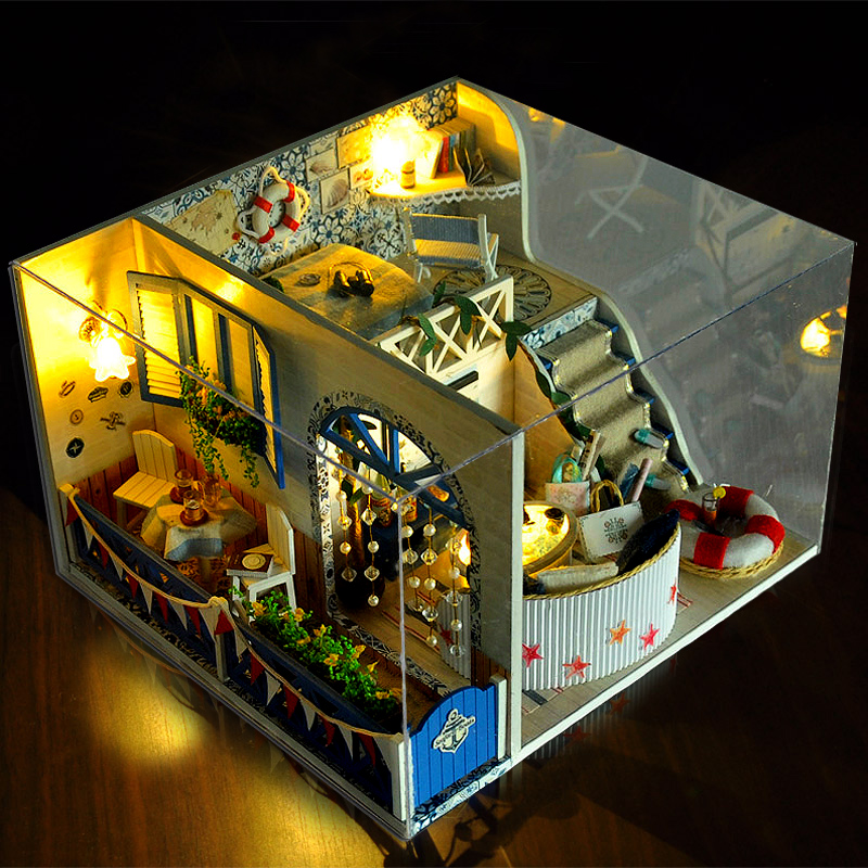 手工制作小屋 房屋模型diy拼装建筑 创意玩具生日礼物女生男生新