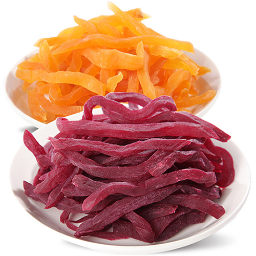 【天天特价】红薯干紫薯条500gX2包共2斤地瓜条番薯干软紫薯零食