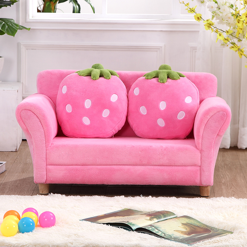宝居儿童沙发迷你韩式卡通草莓小沙发婴幼宝宝房装修首选沙发坐椅折扣优惠信息