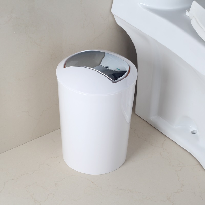 卫生间垃圾桶创意厕所垃圾篓客厅家用垃圾筒塑料大小号摇盖式有盖