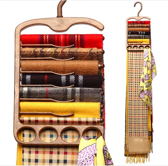 韩国正品衣橱必备丝巾领带专用挂架收纳整理架围巾收纳挂架