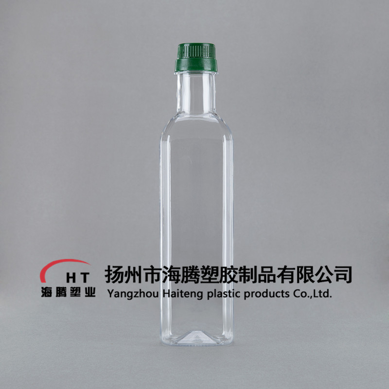 1斤装高档PET透明塑料食用山茶油壶 500ml油瓶 酵素瓶 橄榄油瓶