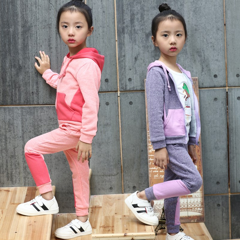 童装女童秋装套装2016新款韩版3女孩6岁儿童5运动4宝宝春秋两件套折扣优惠信息
