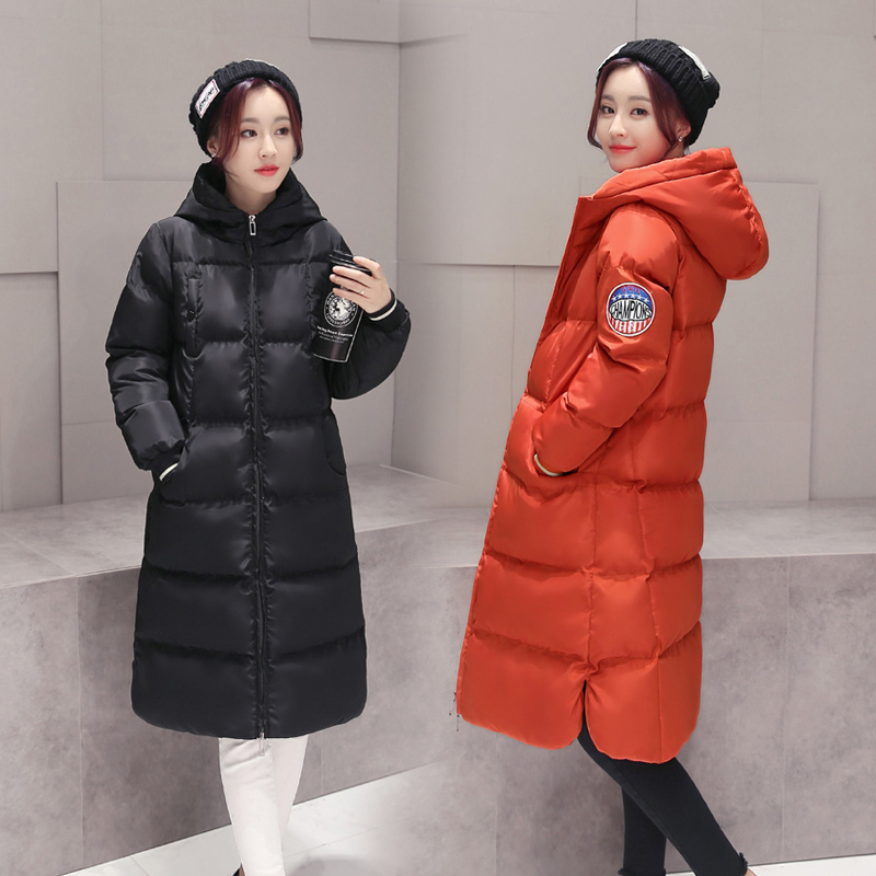 韩国冬装新款韩版大码加厚羽绒棉衣女中长款连帽面包服棉袄外套潮折扣优惠信息