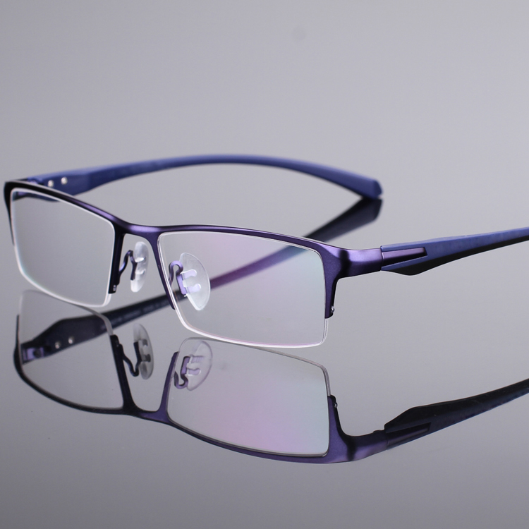 丹阳眼镜 配近视眼镜 男半框纯钛眼镜 电脑镜防辐射变色眼睛老花折扣优惠信息