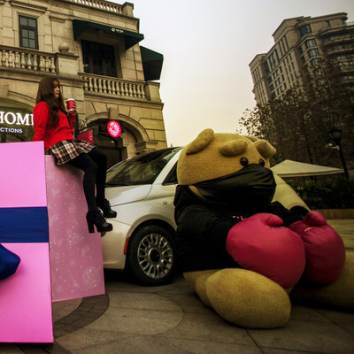 ted超大号泰迪熊公仔2.4米美国贱熊粉色拳击大熊毛绒玩具抱抱熊猫折扣优惠信息