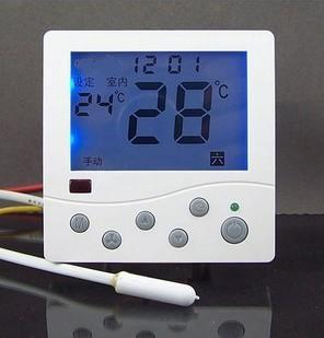 大功率地暖温控器电地暖温控器中文编程电热膜温控器16A-40A