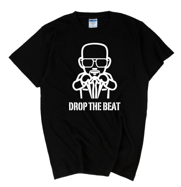 中国有嘻哈HIPHOP Dorp the beat! MC HOTDOG 热狗 高品质短袖T恤