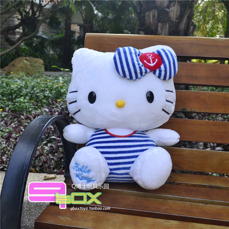 海军哈喽凯蒂猫公仔毛绒玩具布娃娃玩偶猫咪女友女生儿童生日礼物