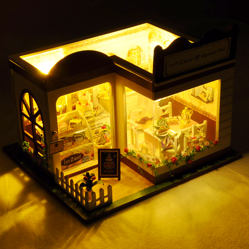 diy小屋手工制作拼装小房子模型甜蜜工坊创意玩具生日礼物女生新折扣优惠信息