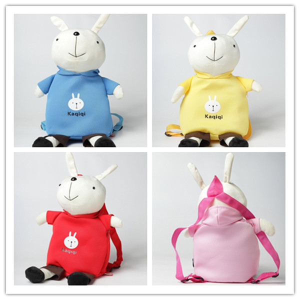 韩版卡通儿童兔子书包幼儿园男女童小孩1-2-3岁宝宝可爱双肩背包