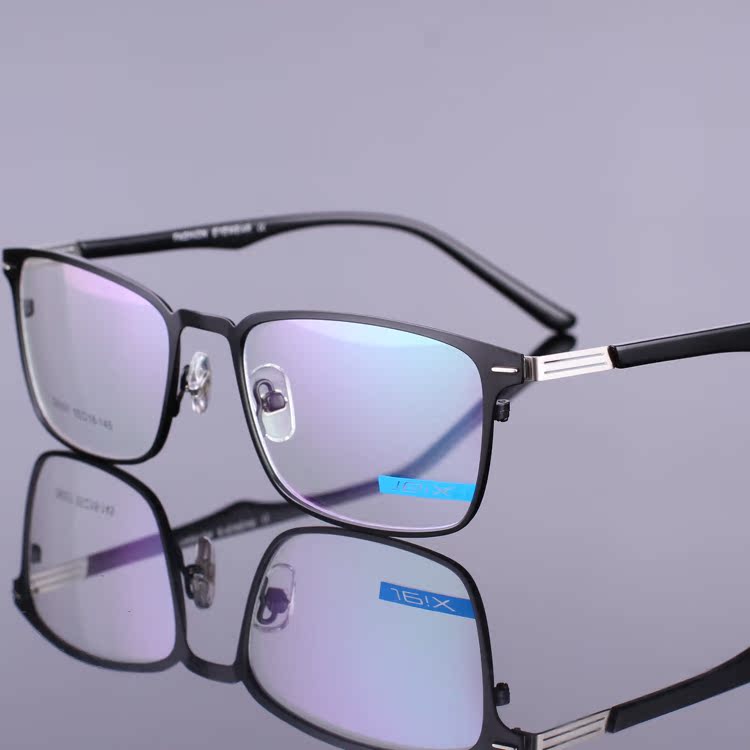 丹阳眼镜男女全框眼镜架配大脸近视镜板材加合金眼镜框电脑护目