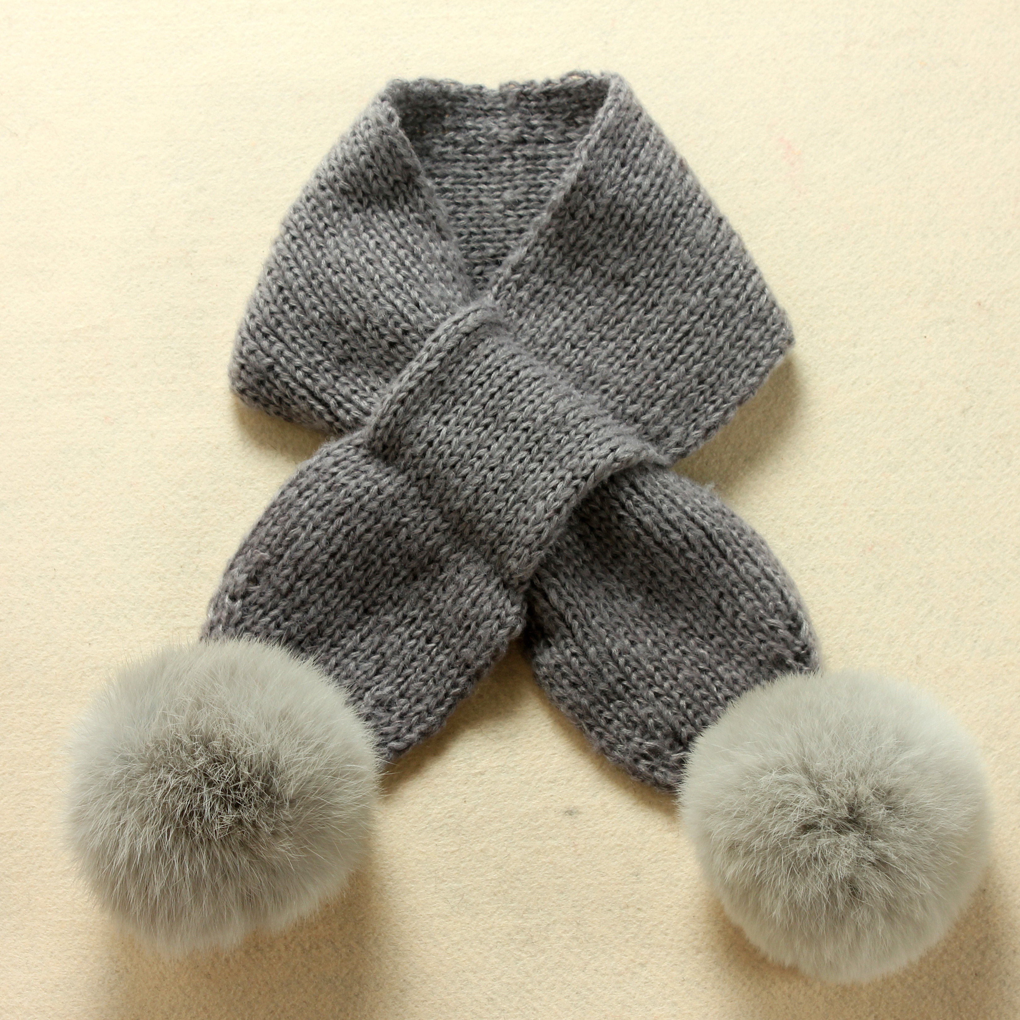 2016新款兔毛毛球皮草超大针织毛线围巾保暖披肩可爱女士冬季韩版折扣优惠信息