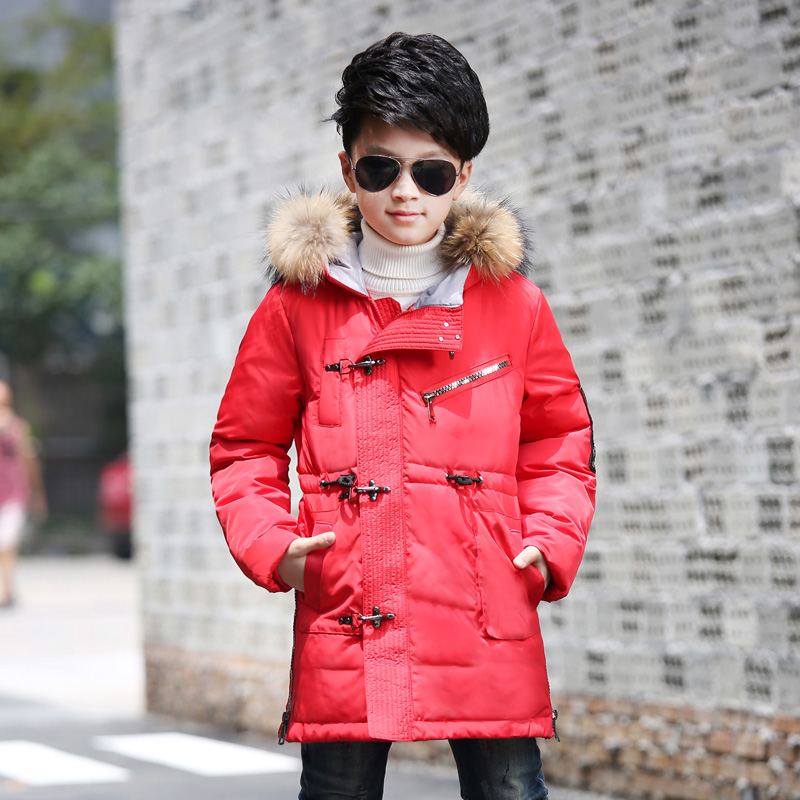 新款儿童羽绒服韩版女童中长款童装中大童男女孩冬装加厚保暖外套折扣优惠信息