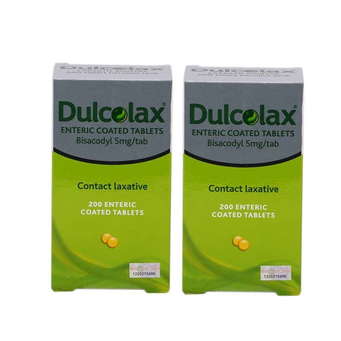 马来西亚直邮2盒德国产Dulcolax慢性便秘温和通便丸隔夜便秘400粒