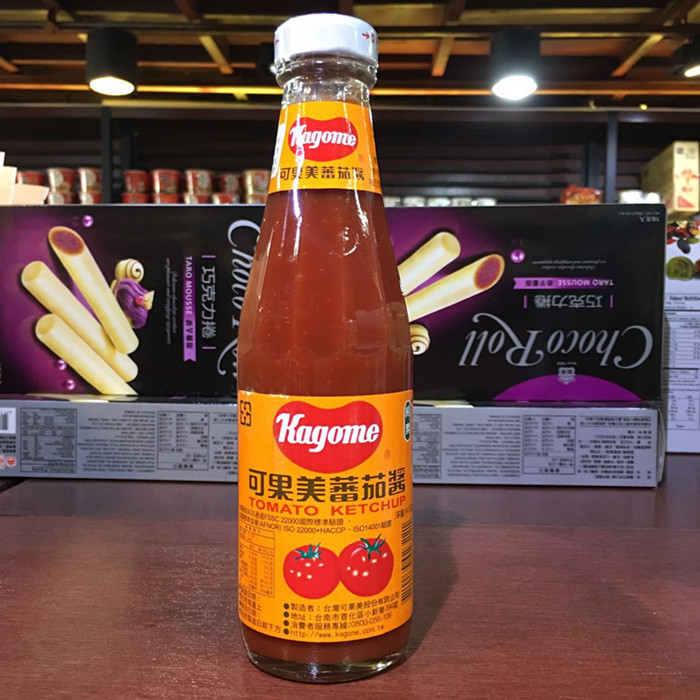 台湾食品 可果美番茄酱 340g 纯素无添加色素折扣优惠信息
