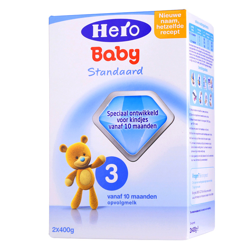 【荷兰直邮】美素 hero baby不上火配方牛奶粉 3段(10个月以上)折扣优惠信息