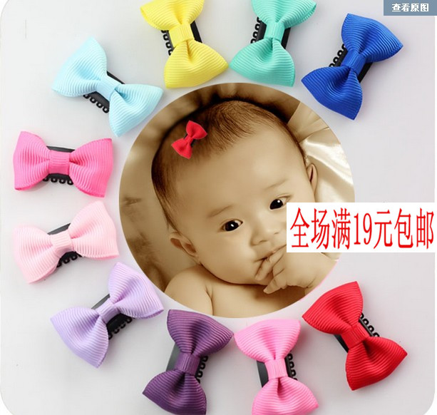 可爱女宝宝发夹韩国 发量少婴儿发卡子 儿童女童发饰头饰 安全夹