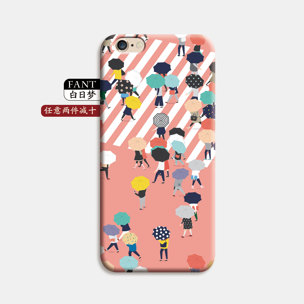 iphone6手机壳苹果7splus5se保护套原创可爱流行水晶粉色女生礼物