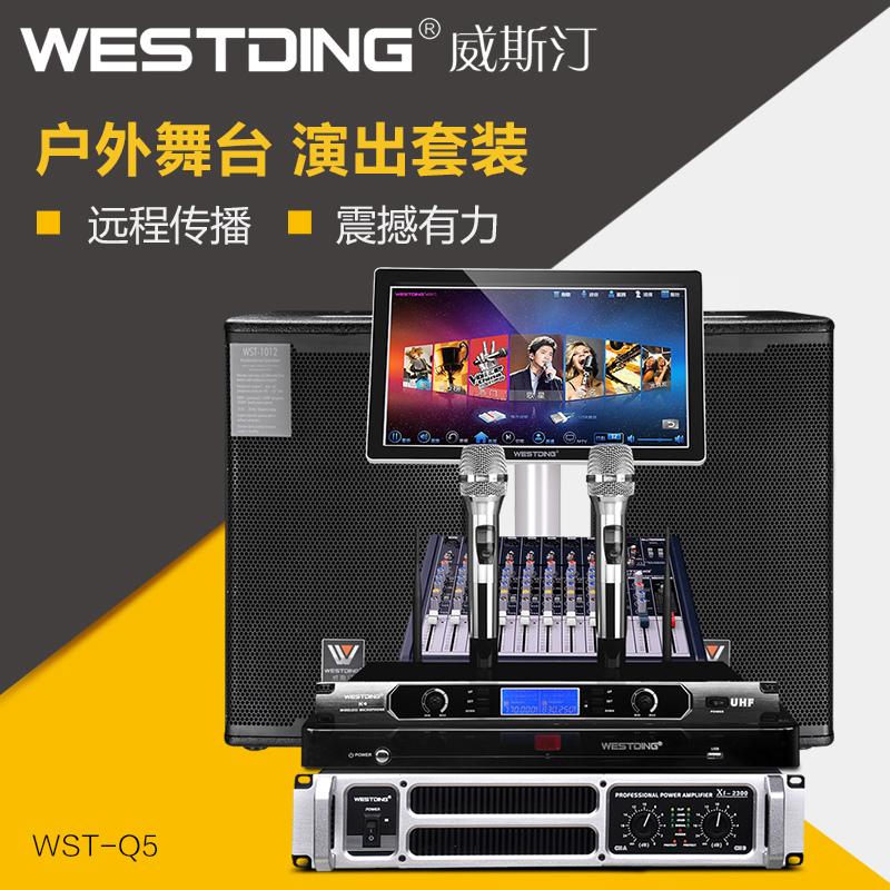 WESTDING/威斯汀 WST-Q5专业12寸舞台音响 会议婚庆音箱功放设备折扣优惠信息