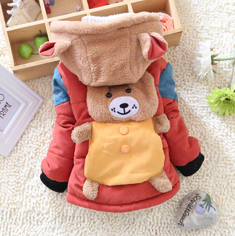 童装男童冬装宝宝棉衣加厚加绒棉袄小孩婴儿棉服外套0-1-2-3岁半