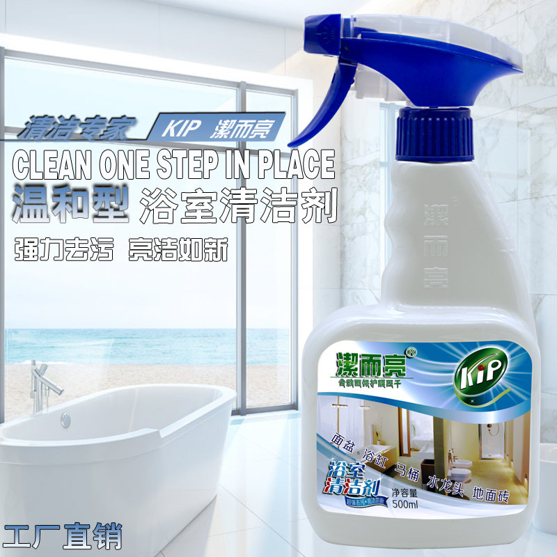 浴室除垢清洁剂 卫生间厕所地砖玻璃除垢洁瓷剂去污渍清洗剂1瓶装