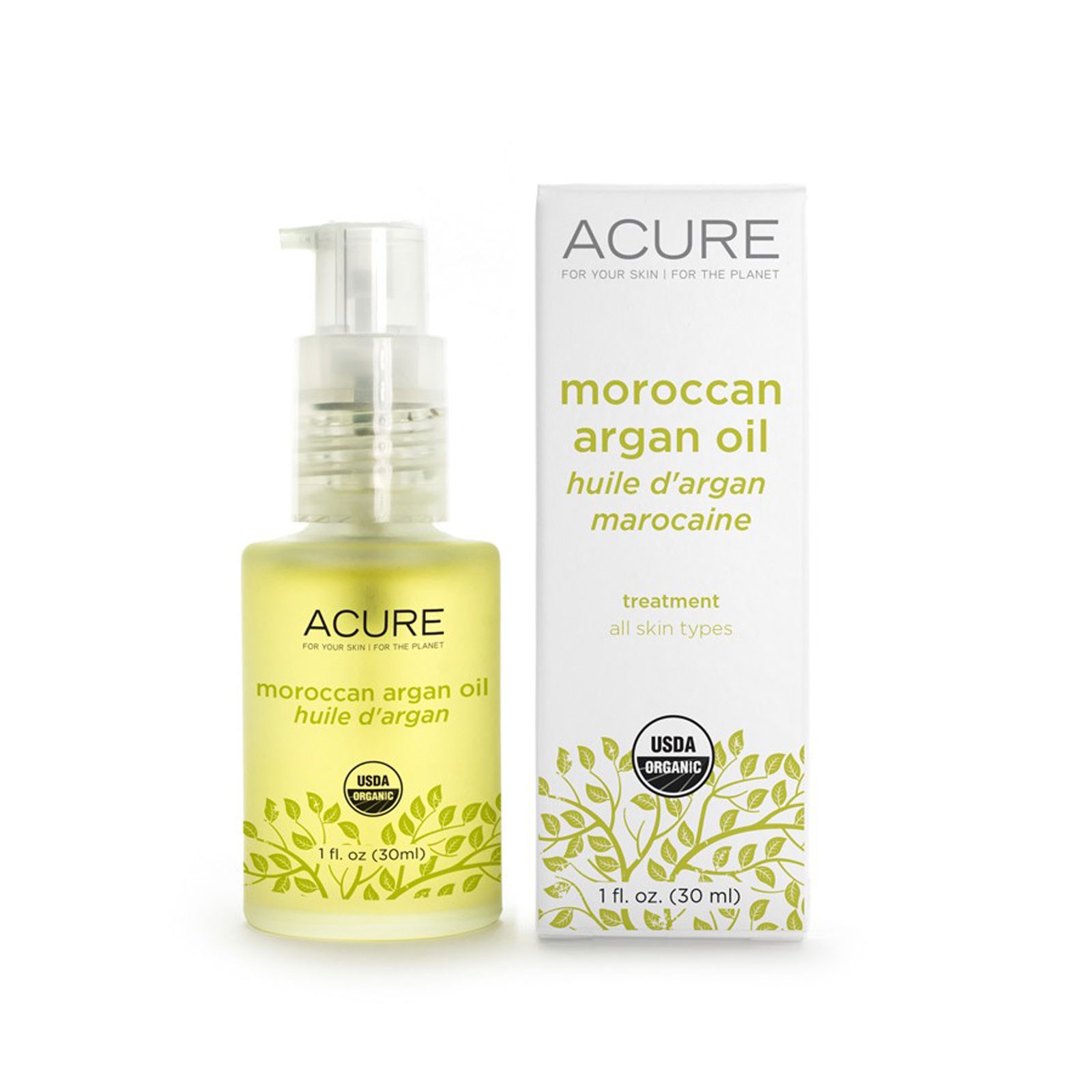美国直邮Acure Organics 有机摩洛哥坚果油护理 1盎司30毫升