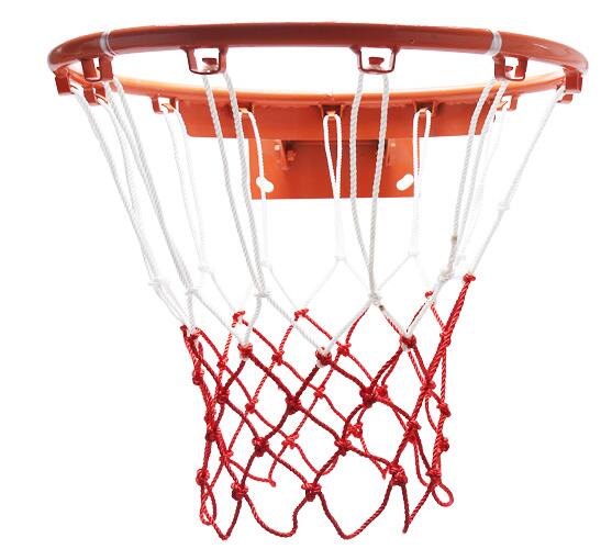 包邮2只装标准红白双色篮框球网篮球网三色篮框网兰球网蓝球框网