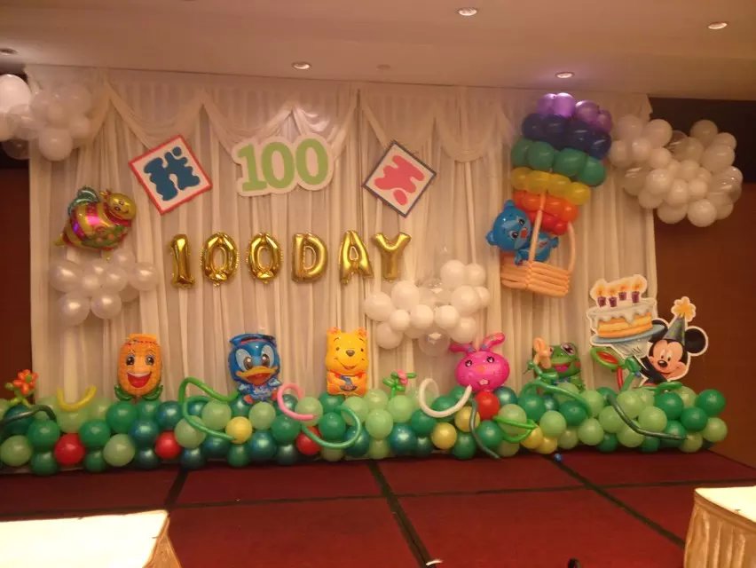 气球布置  生日气球装饰 气球树 装饰 儿童生日派对