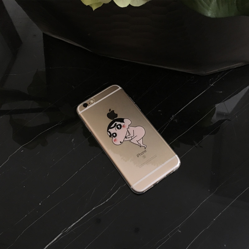 蜡笔小新苹果6plus手机壳卡通全包iphone6s手机壳软壳透明5s硅胶折扣优惠信息