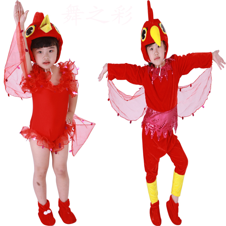 幼儿小鸡演出服少儿公鸡动物服儿童表演服幼儿园舞蹈服母鸡服装折扣优惠信息