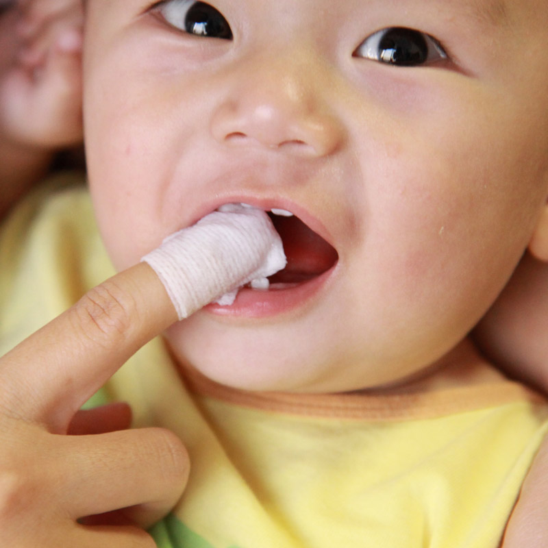 台湾进口 婴儿宝宝口腔清洁棉 医用无菌纱布块牙齿舌苔护理清洁布